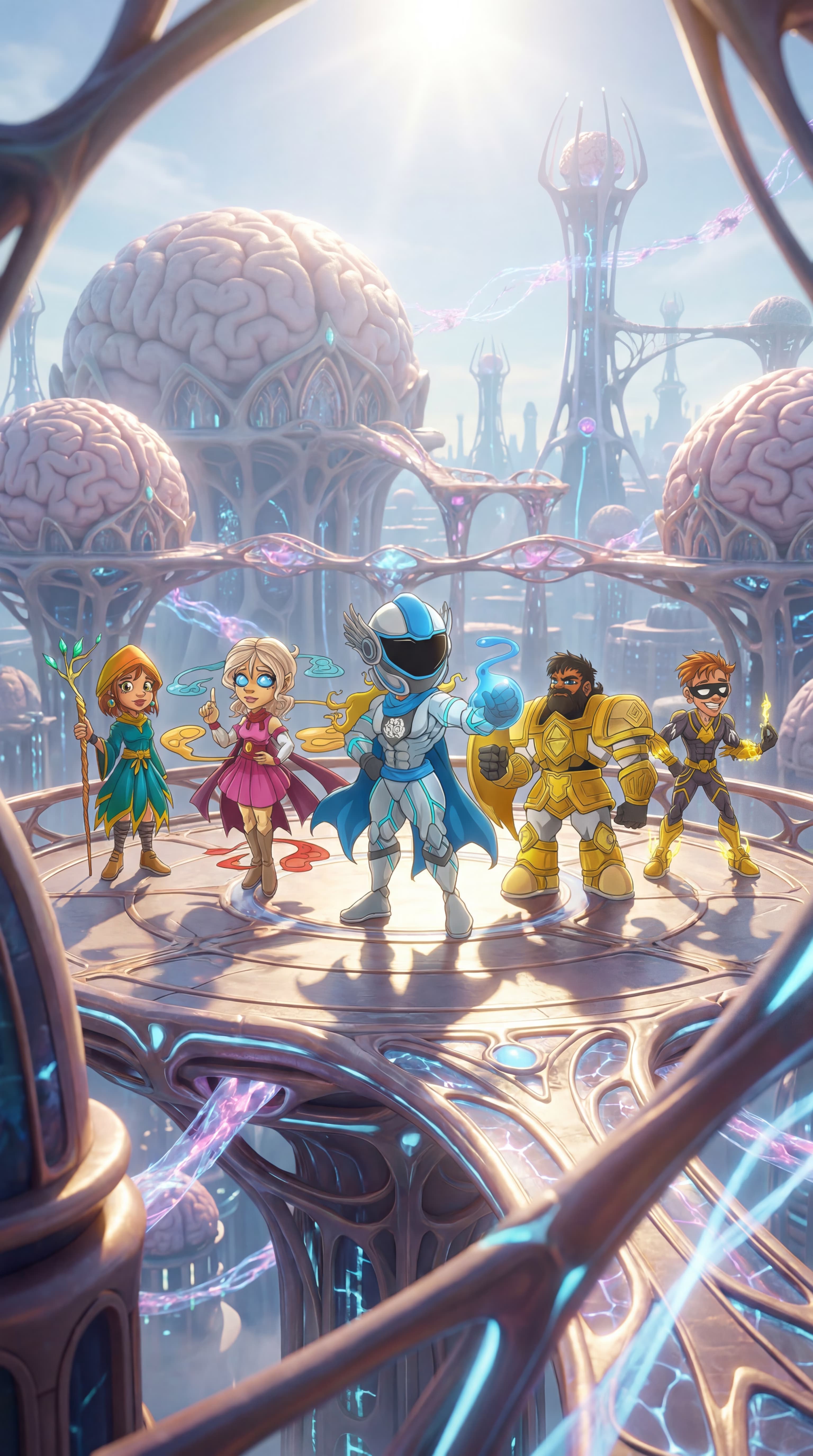 NeuroKnights Hero Mobile Background